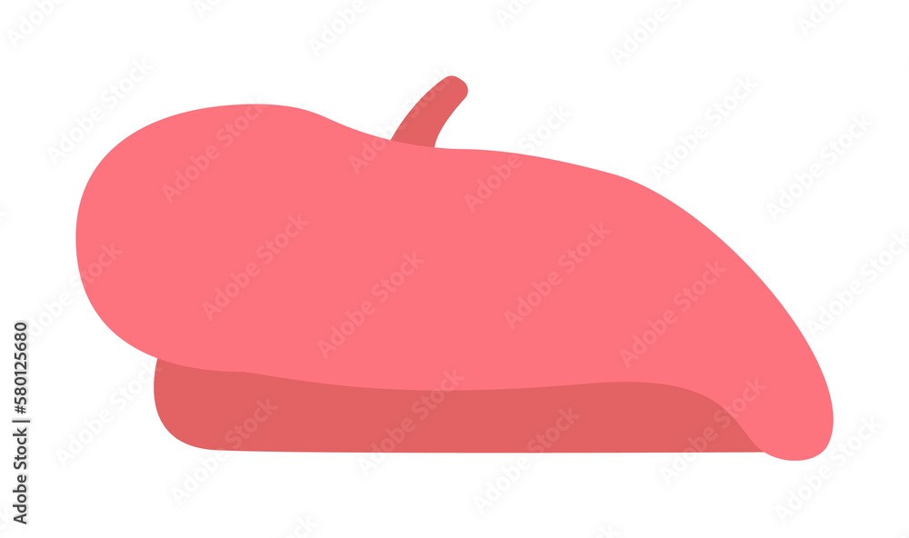 Poster beret color icon. element of color clothes icon for mobile concept and web apps. detailed beret icon