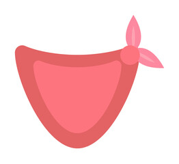 Bandana color icon. Element of color clothes icon for mobile concept and web apps. Detailed Bandana icon can be used for web and mobile on white background