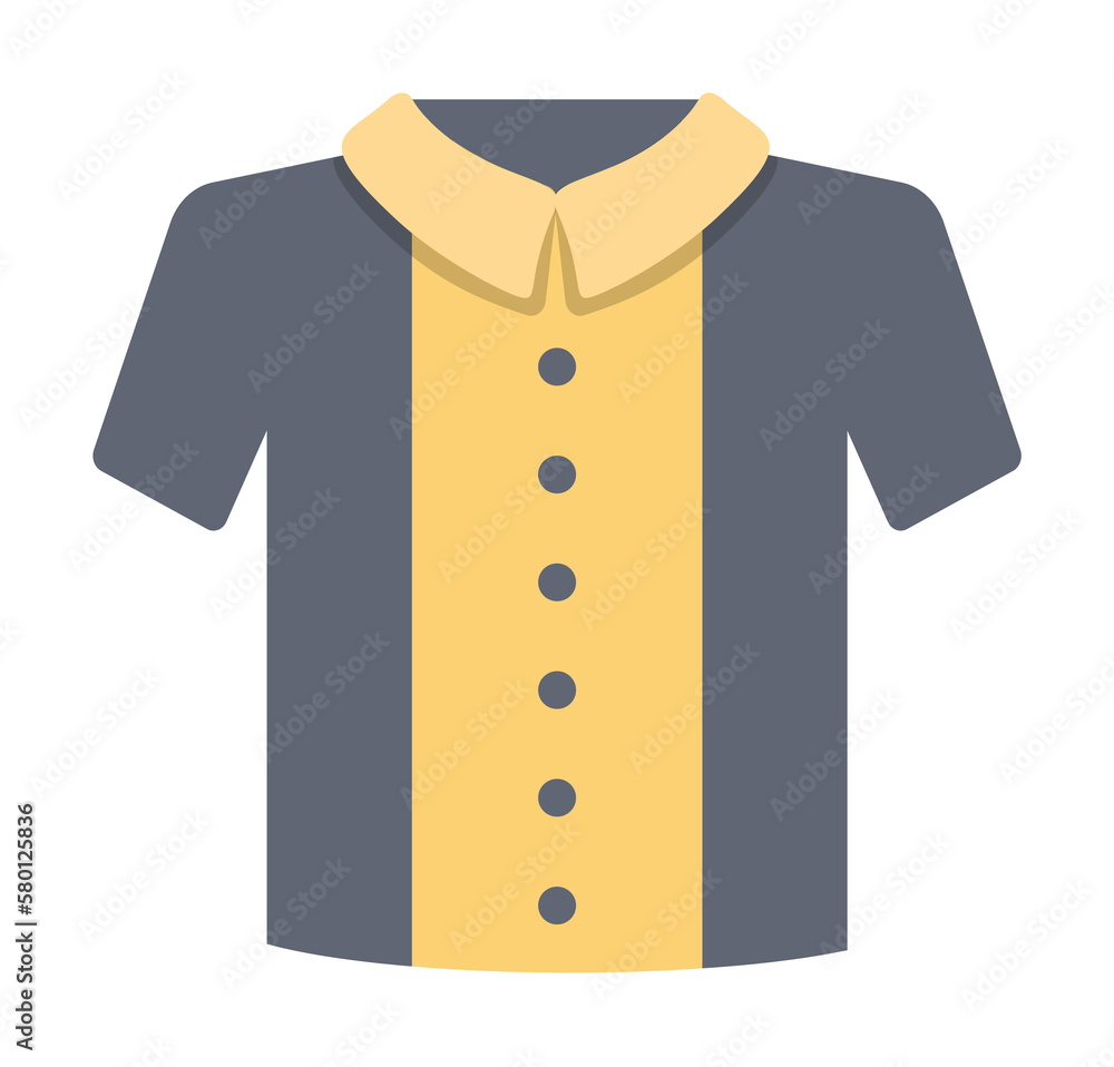 Poster blouse color icon. element of color clothes icon for mobile concept and web apps. detailed blouse ic