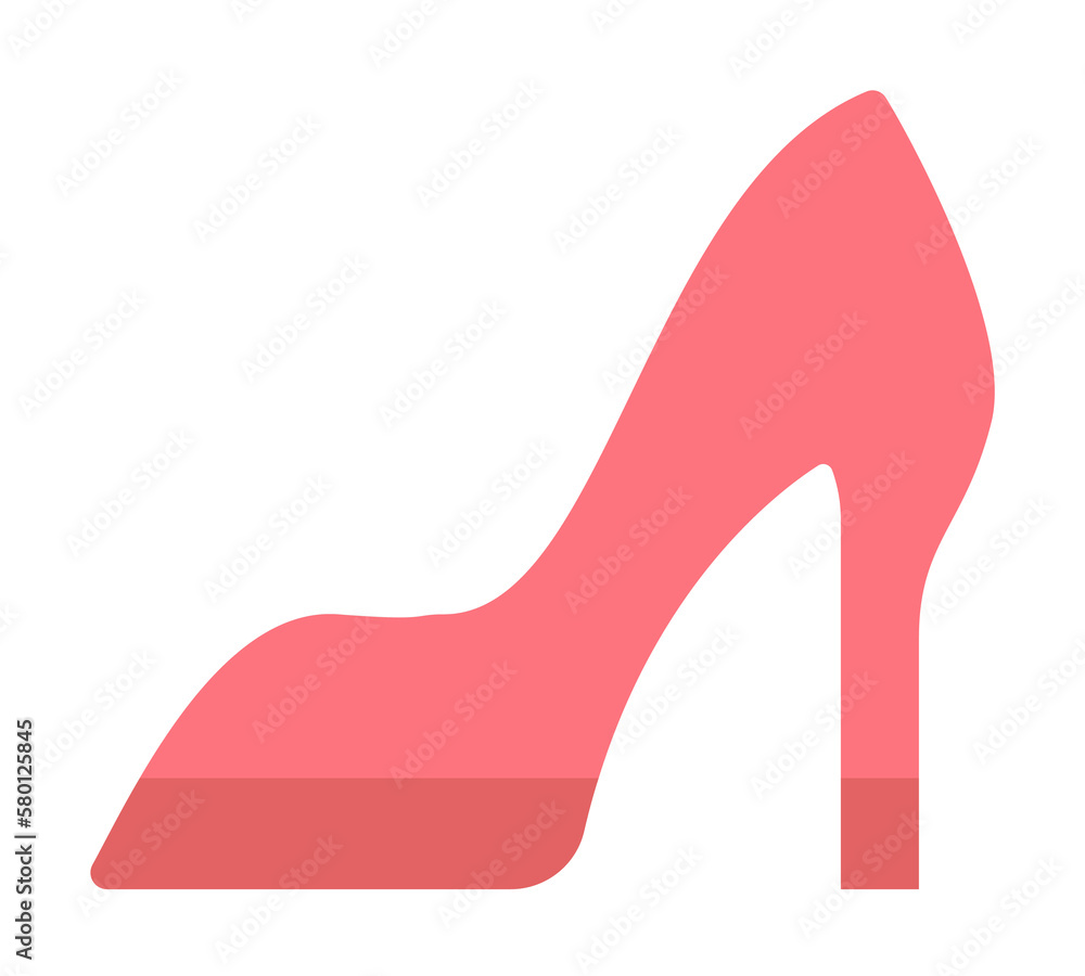 Poster shoe color icon. element of color clothes icon for mobile concept and web apps. detailed shoe icon c
