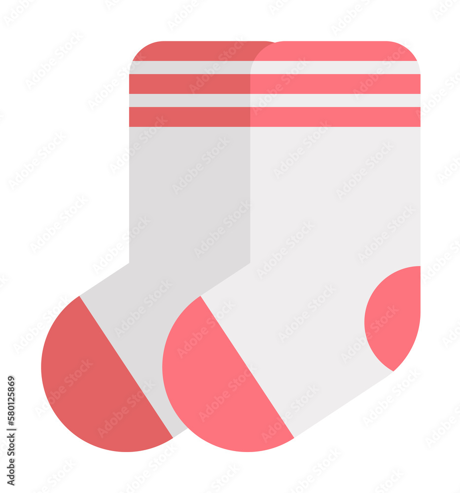 Aufkleber socks color icon. element of color clothes icon for mobile concept and web apps. detailed socks icon