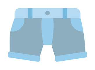 Shorts color icon. Element of color clothes icon for mobile concept and web apps. Detailed Shorts icon can be used for web and mobile on white background