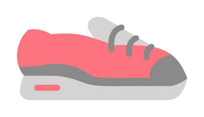 Sneakers color icon. Element of color clothes icon for mobile concept and web apps. Detailed Sneakers icon can be used for web and mobile on white background