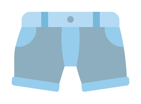 Shorts color icon. Element of color clothes icon for mobile concept and web apps. Detailed Shorts icon can be used for web and mobile on white background
