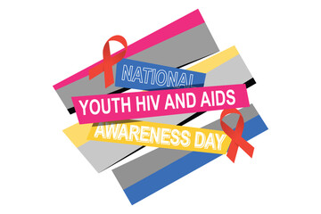 National Youth HIV and AIDS Awareness Day background.