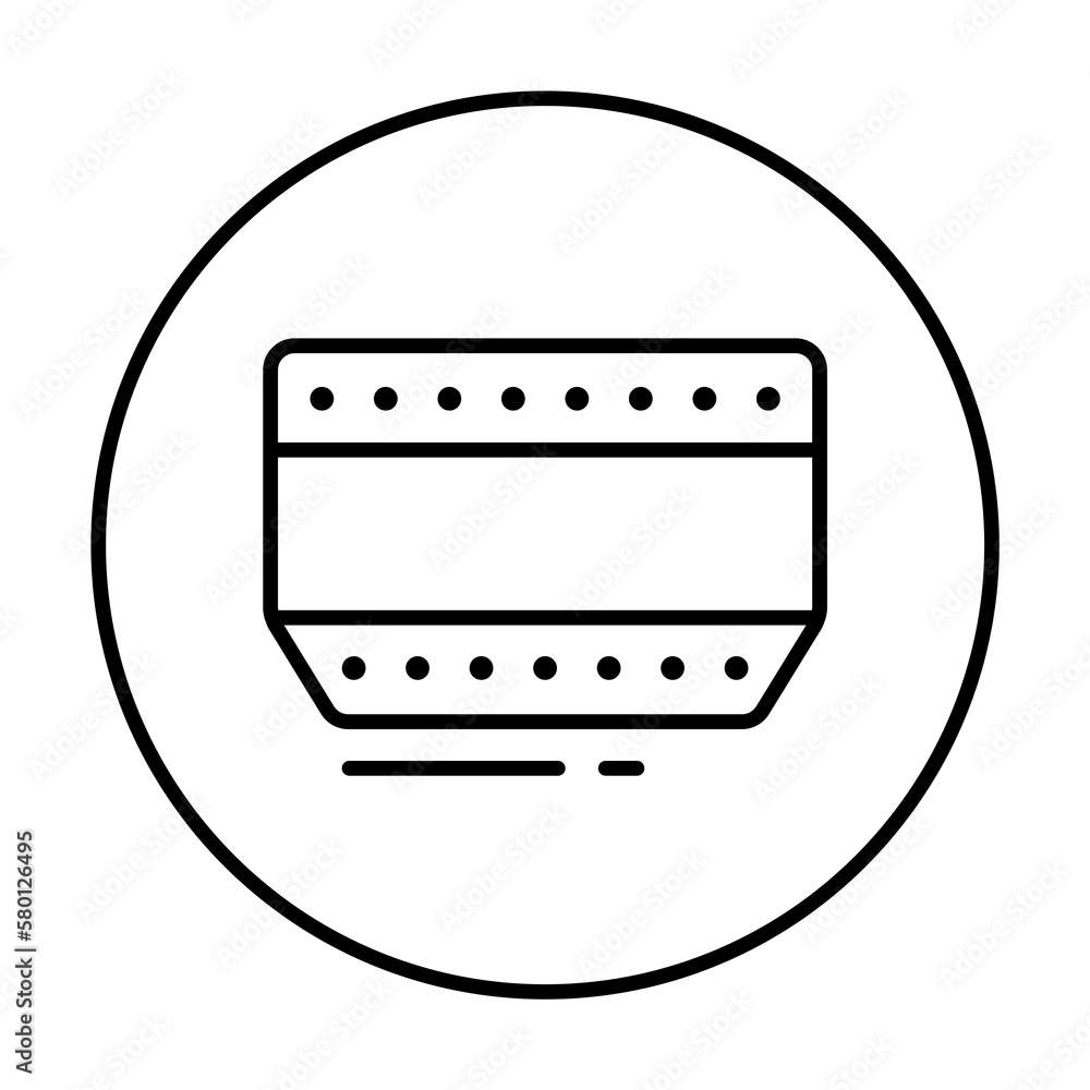 Aufkleber mini displayport, connector icon. simple line, outline elements of connectors and cables icons for u