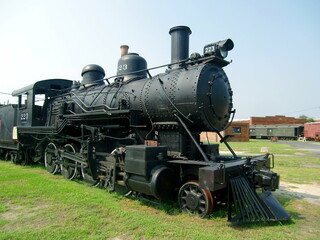 Fototapeta na wymiar steam train, a piece of best old technology