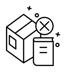 Guide, package, box, book icon. Element of customer services icon on white background