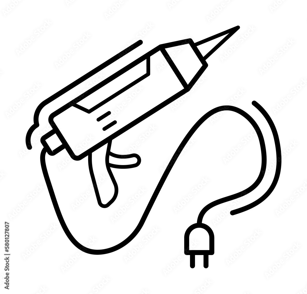 Poster sealants tool icon. simple line, outline of dentistry icons for ui and ux, website or mobile applica