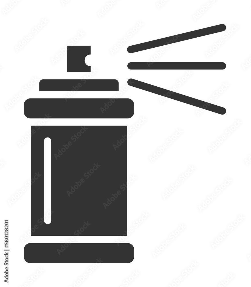 Poster spray, paint icon. simple drawing tools icons for ui and ux, website or mobile application on white 
