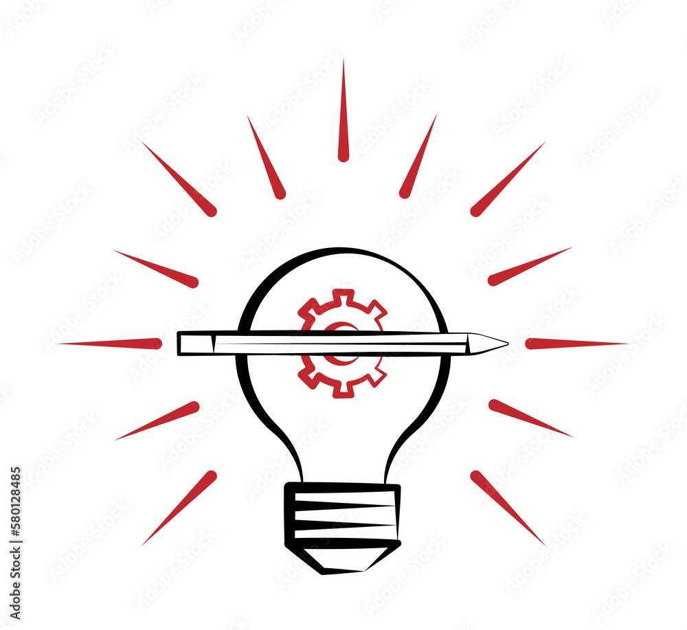 Poster creative process 2 colored line icon. simple colored element illustration. creative process outline 