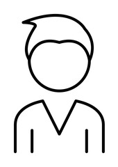 Video, graduate hat icon. Simple line, outline of online educationa icons for ui and ux, website or mobile application on white background