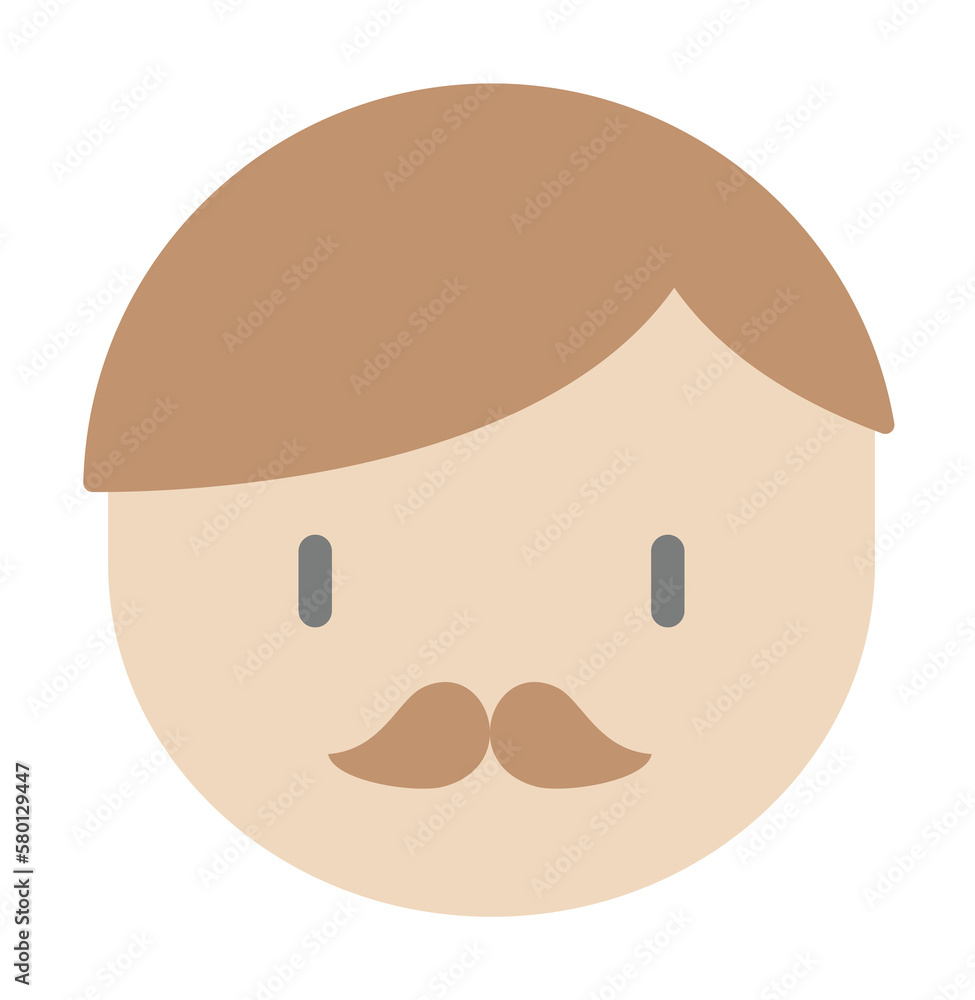 Poster dad icon. simple color elements of cultural activities icons for ui and ux, website or mobile applic