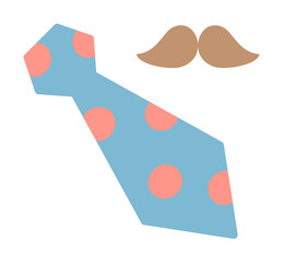 Tie icon. Simple color elements of cultural activities icons for ui and ux, website or mobile application on white background