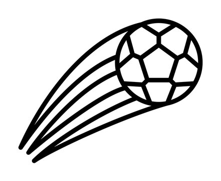 Goal, football icon. Simple line, outline elements of soccer for ui and ux, website or mobile application on white background
