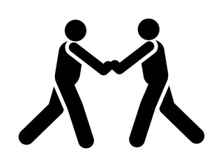 Boys friend icon. Element of friends icon on white background