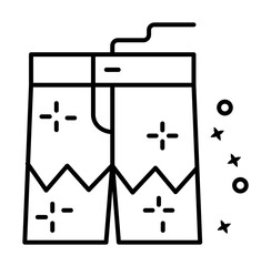 Aloha fashion pant short icon. Element of Hawaii icon on white background