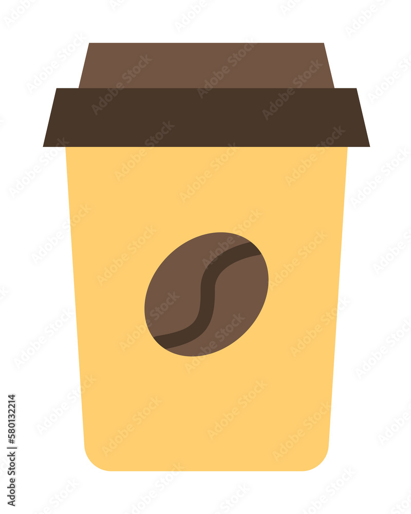 Aufkleber coffee, drink icon. simple color elements of hipster style icons for ui and ux, website or mobile ap