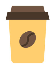 Coffee, drink icon. Simple color elements of hipster style icons for ui and ux, website or mobile application on white background
