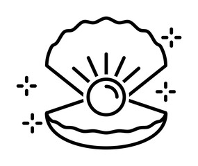 Oyster icon. Element of historical games icon on white background