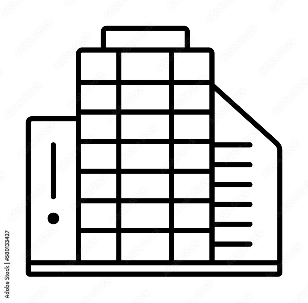 Poster stall icon. element of building icon for mobile concept and web apps. detailed stall icon can be use