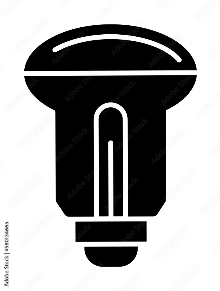 Poster light, led, lamp icon. simple lightening icons for ui and ux, website or mobile application on white
