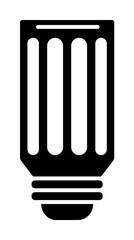 Light, led, lamp icon. Simple lightening icons for ui and ux, website or mobile application on white background