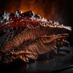 The Texas-style BBQ brisket is slow-cooked to perfection, resulting in a mouthwatering, melt-in-your-mouth experience., GENERATIVE AI