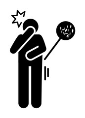 disease, liver, stool icon. Element of liver cancer icon. Premium quality graphic design icon. Signs and symbols collection icon for websites, web design on white background