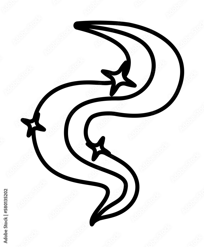 Poster smoke, magic icon. element of magic for mobile concept and web apps icon. thin line icon for website