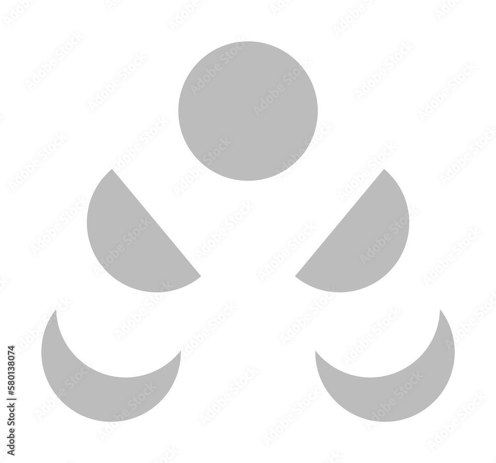 Poster ramadan month moon icon. simple color elements of islam icons for ui and ux, website or mobile appli
