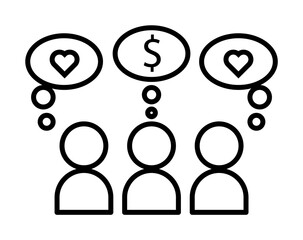 need poor icon. Element of social problem and refugee icon on white background