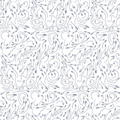 Fototapeta premium Seamless pattern, hand drawn arrows