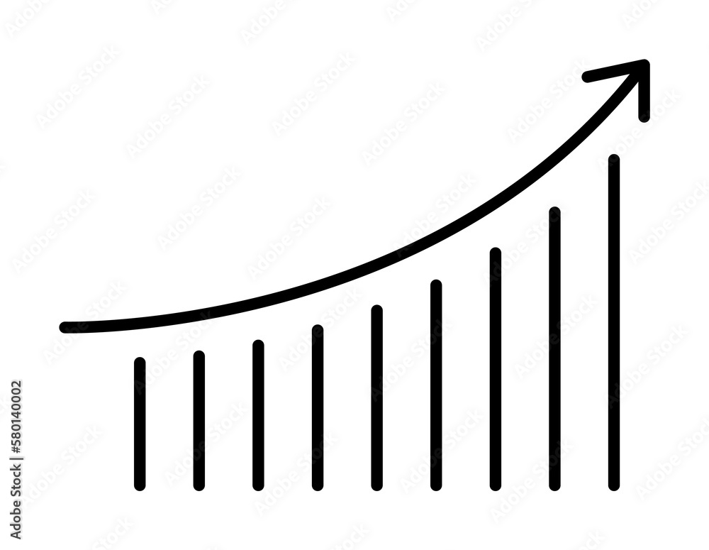 Poster speed bar chart icon. element of speed for mobile concept and web apps illustration. thin line icon 