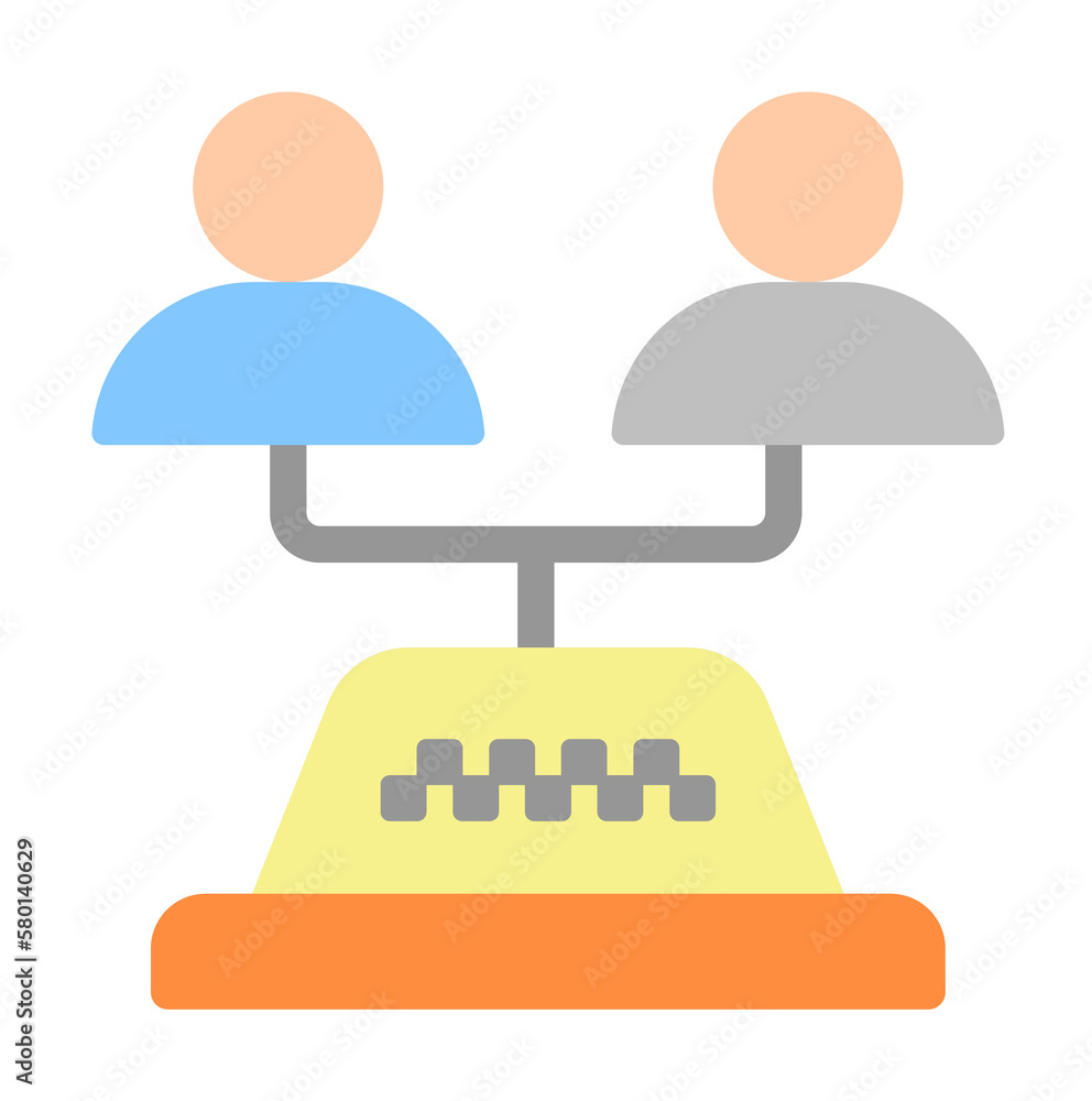 Poster sharing icon. simple color elements of taxi service icons for ui and ux, website or mobile applicati