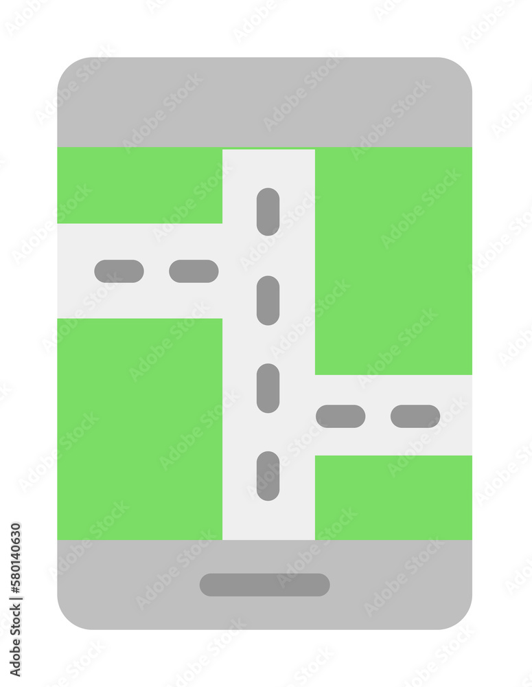 Aufkleber gps, smartphone icon. simple color elements of taxi service icons for ui and ux, website or mobile a