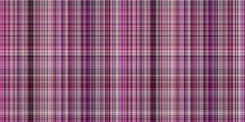 Viva magenta tartan seamless border. Gingham plaid kitchen cloth in color of the year 2023. Gingham trim. 