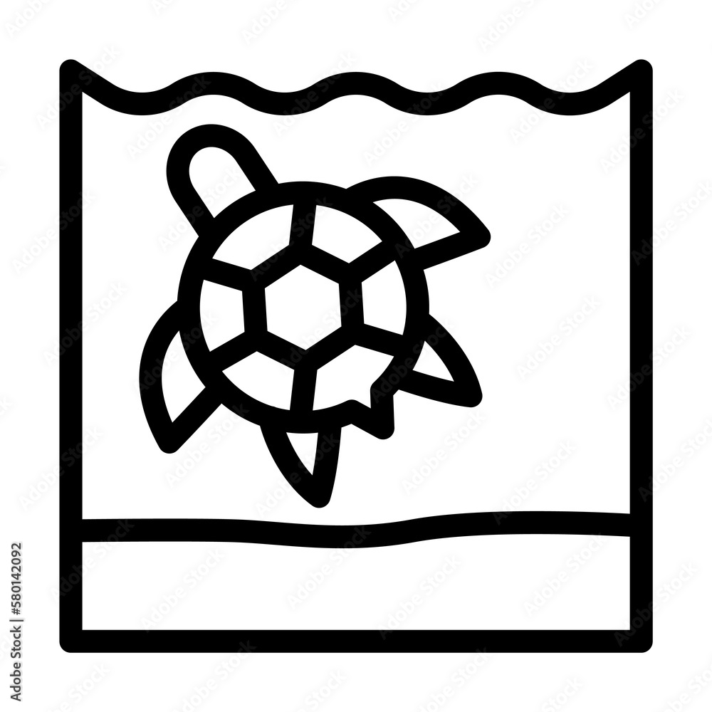 Aufkleber tattoo device icon. simple line, outline elements of saving marine icons for ui and ux, website or m