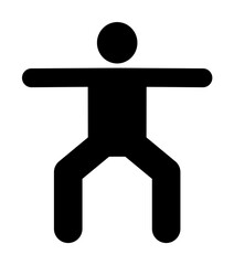 Exercise man gym sport fitness with arrow pictogram on white background