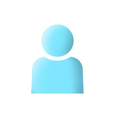 blue people profile icon