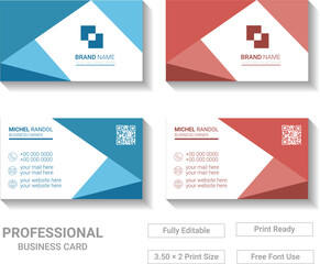 Modern Business Card Template Design for your Company
