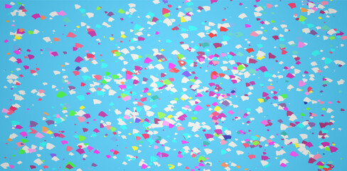Vector confetti. Multicolored confetti falls from the sky. confetti, serpentine, tinsel on a transparent background. Holiday, birthday.