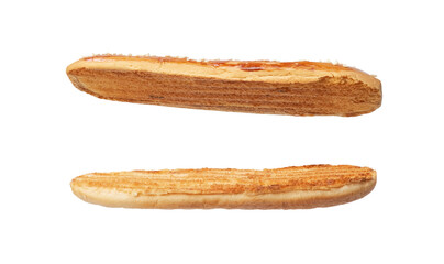 Delicious buns, isolated on white background