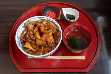 豚丼定食（北海道帯広市）