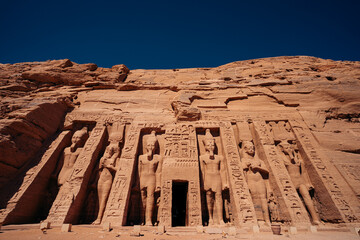 Neferati Statues, Abu Simbel Egypt
