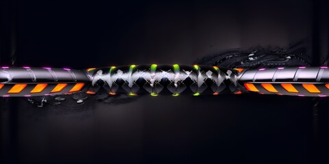 Glowing Grids: Minimalist 3D Renderings
