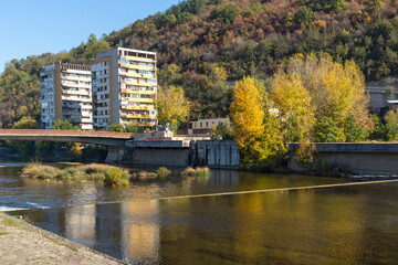Аutumn view of center of town of Lovech, Bulgaria