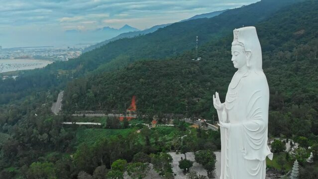 Big Statue of Guanyin at Danang Vietnam
