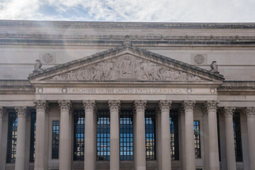 The National Archives and Records Administration is a federal agency of the United States government  charged with the preservation and documentation of government and historical records. - obrazy, fototapety, plakaty