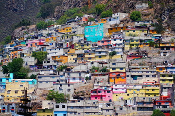 Colorful town in Mexico